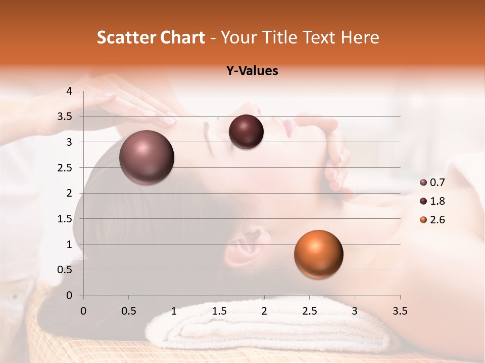 A Woman Getting A Facial Massage At A Spa PowerPoint Template