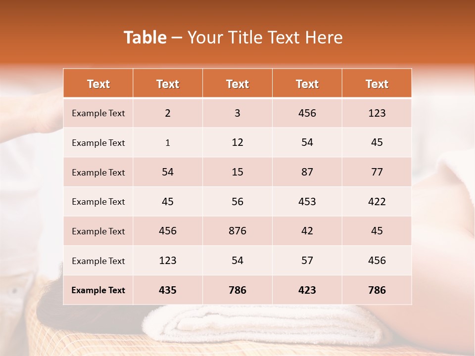 A Woman Getting A Facial Massage At A Spa PowerPoint Template