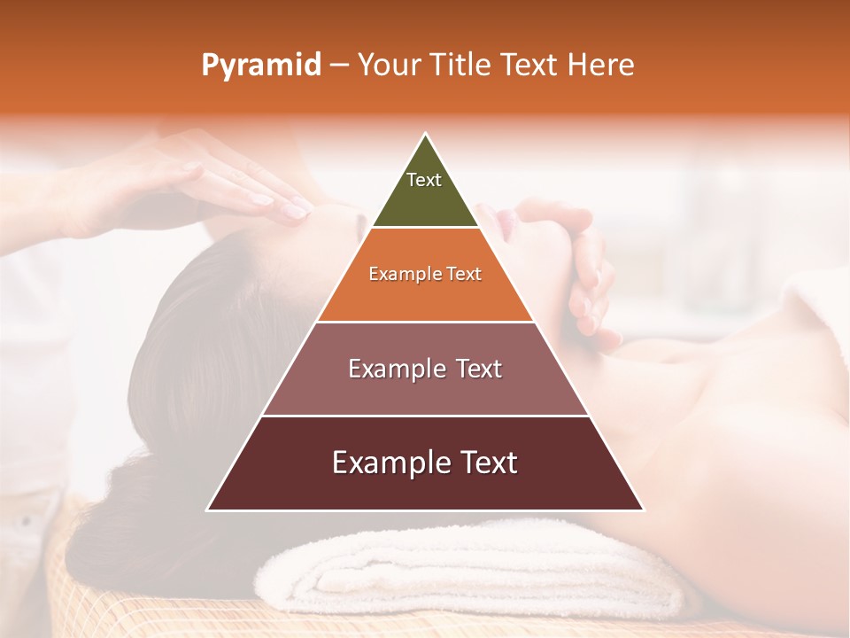 A Woman Getting A Facial Massage At A Spa PowerPoint Template