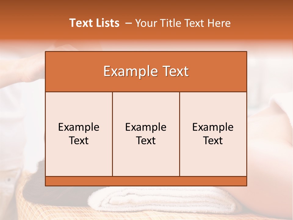 A Woman Getting A Facial Massage At A Spa PowerPoint Template