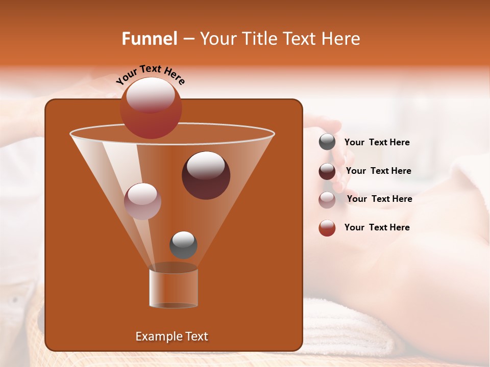 A Woman Getting A Facial Massage At A Spa PowerPoint Template