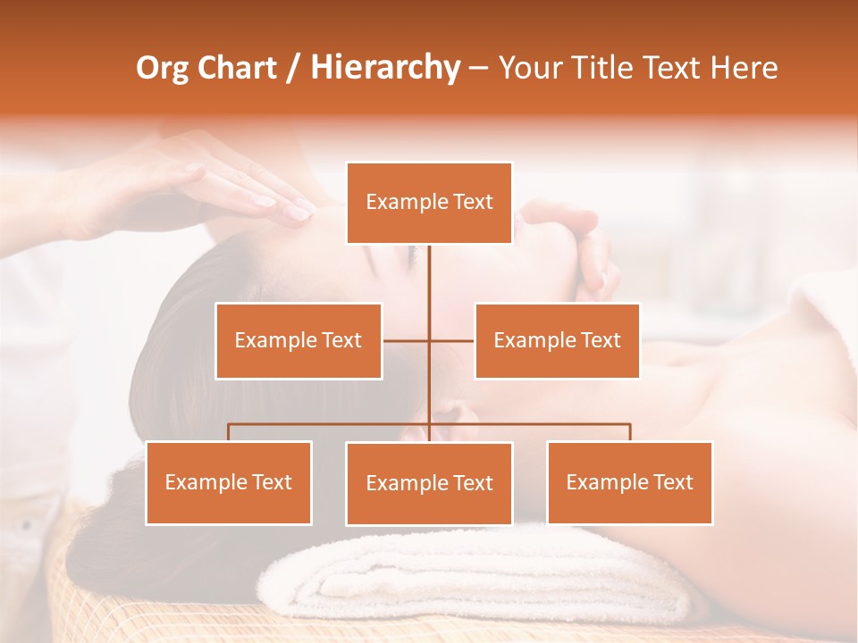 A Woman Getting A Facial Massage At A Spa PowerPoint Template