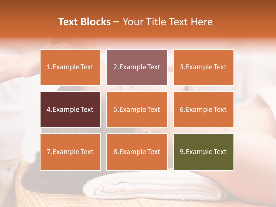 A Woman Getting A Facial Massage At A Spa PowerPoint Template