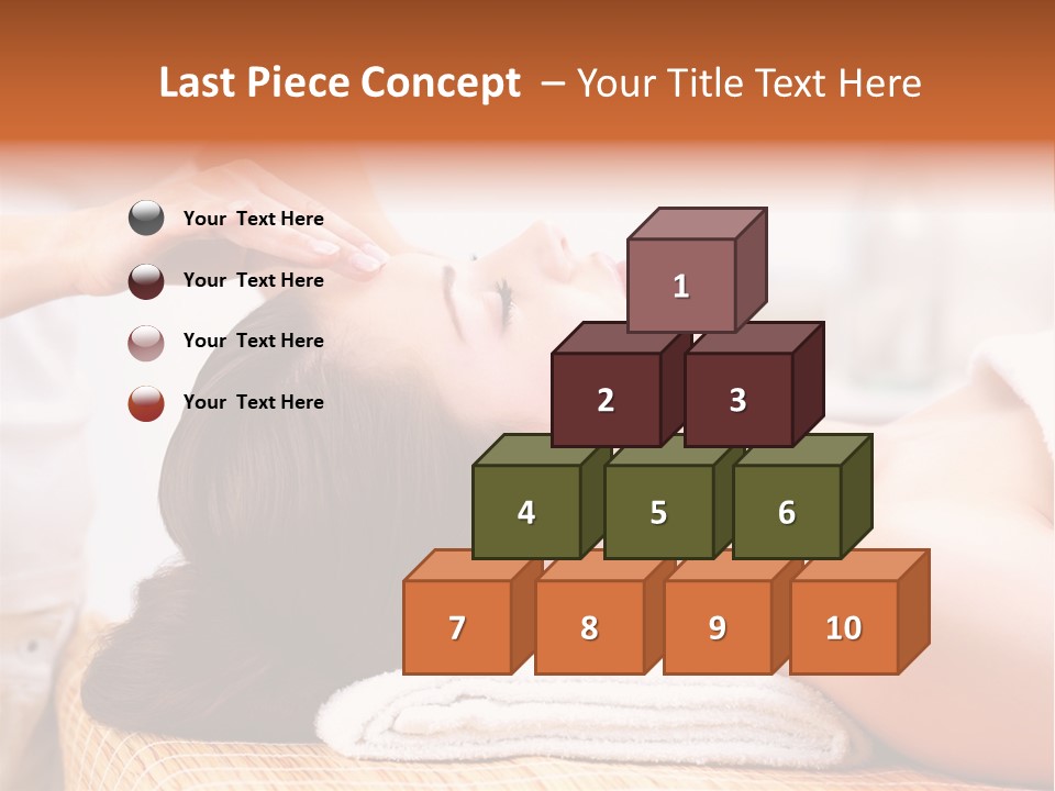 A Woman Getting A Facial Massage At A Spa PowerPoint Template