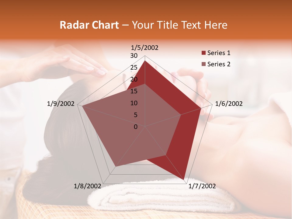 A Woman Getting A Facial Massage At A Spa PowerPoint Template