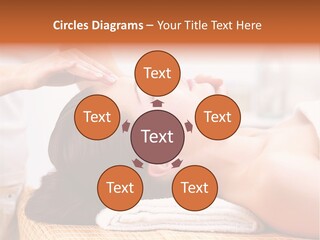 A Woman Getting A Facial Massage At A Spa PowerPoint Template