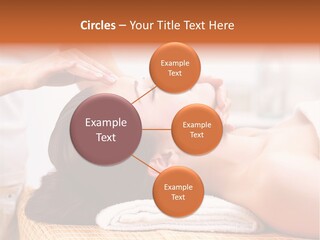 A Woman Getting A Facial Massage At A Spa PowerPoint Template