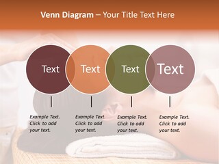 A Woman Getting A Facial Massage At A Spa PowerPoint Template