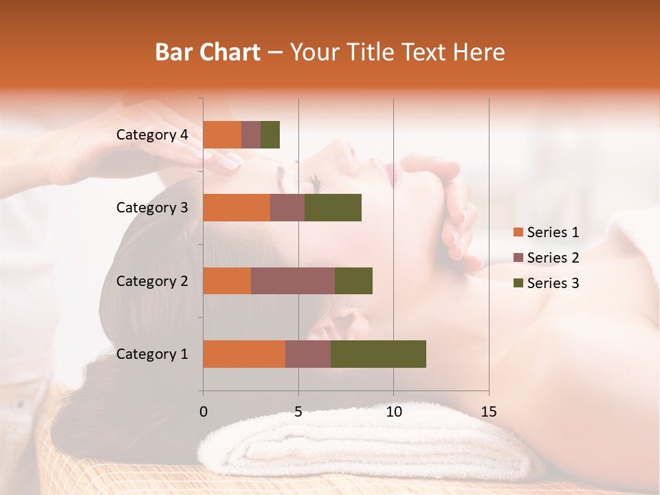 A Woman Getting A Facial Massage At A Spa PowerPoint Template