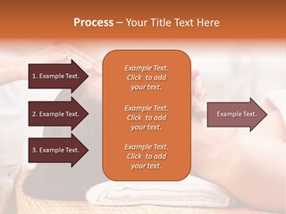 A Woman Getting A Facial Massage At A Spa PowerPoint Template