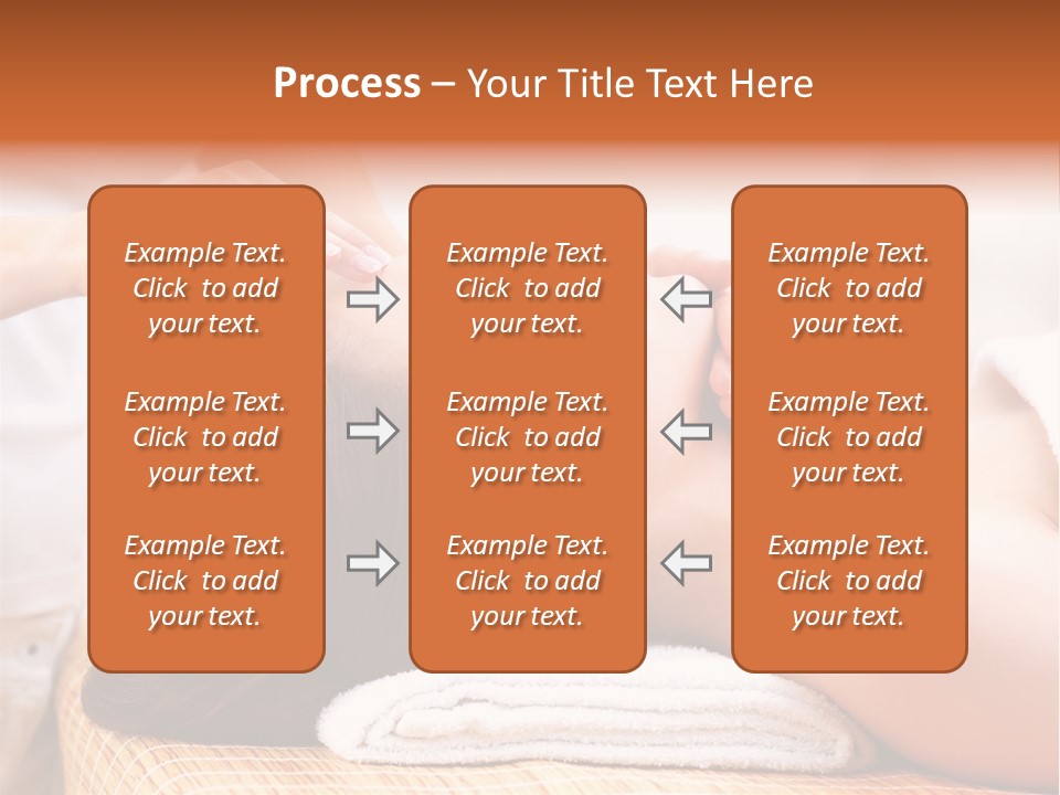 A Woman Getting A Facial Massage At A Spa PowerPoint Template
