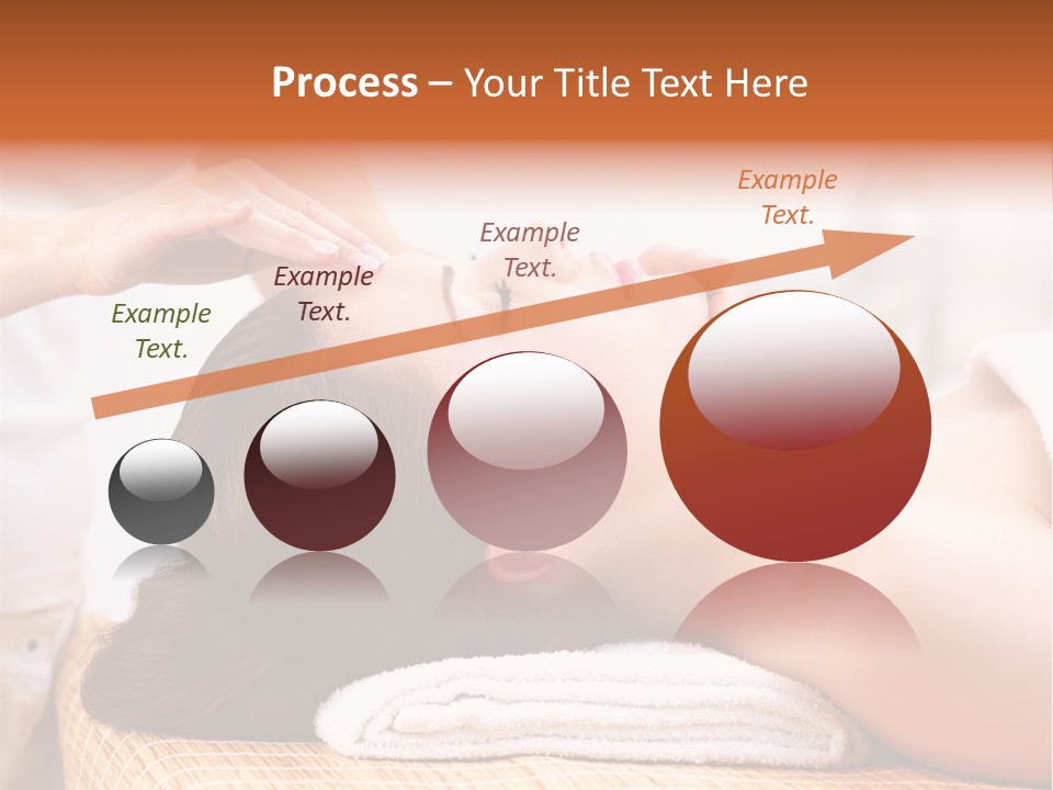 A Woman Getting A Facial Massage At A Spa PowerPoint Template