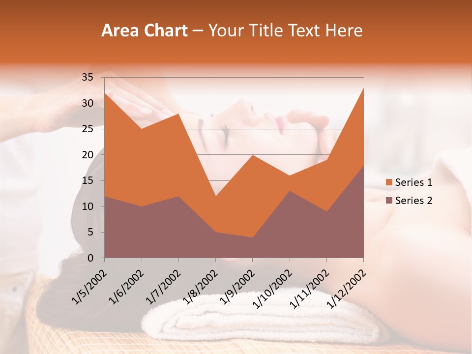 A Woman Getting A Facial Massage At A Spa PowerPoint Template