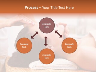 A Woman Getting A Facial Massage At A Spa PowerPoint Template