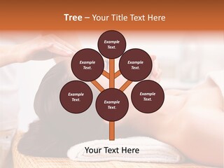 A Woman Getting A Facial Massage At A Spa PowerPoint Template