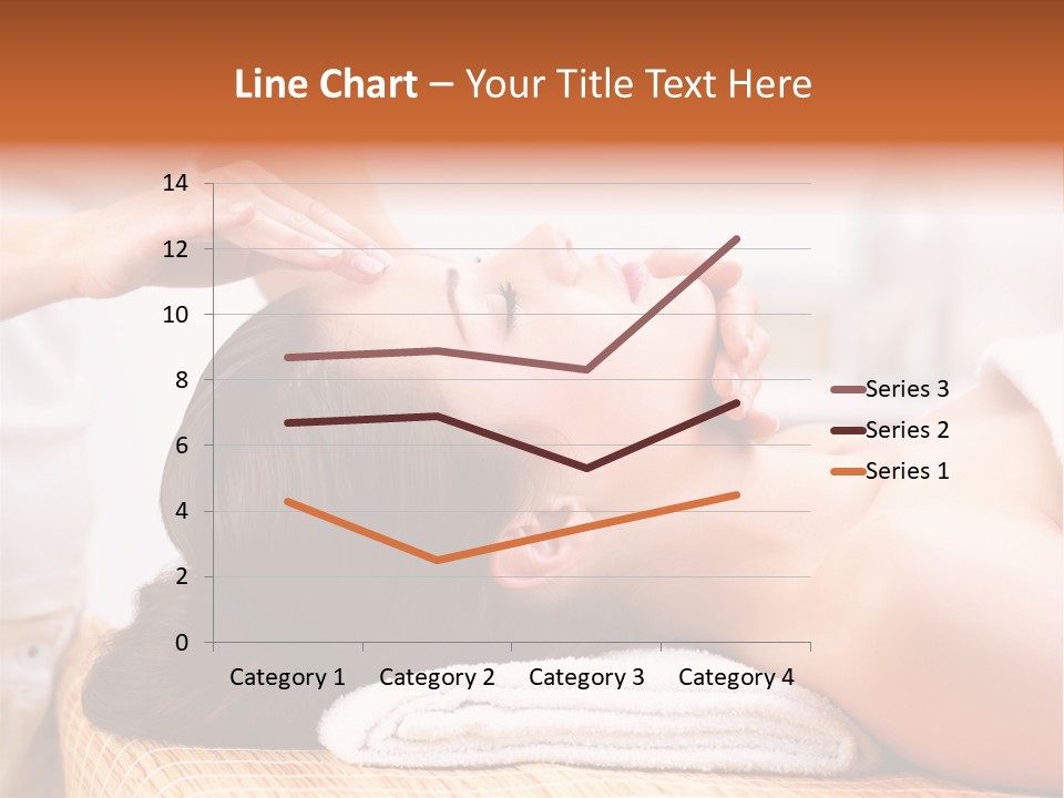A Woman Getting A Facial Massage At A Spa PowerPoint Template