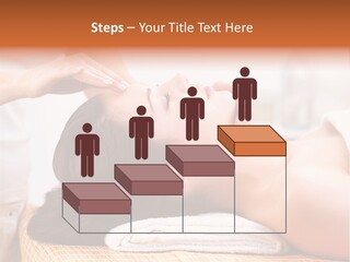 A Woman Getting A Facial Massage At A Spa PowerPoint Template