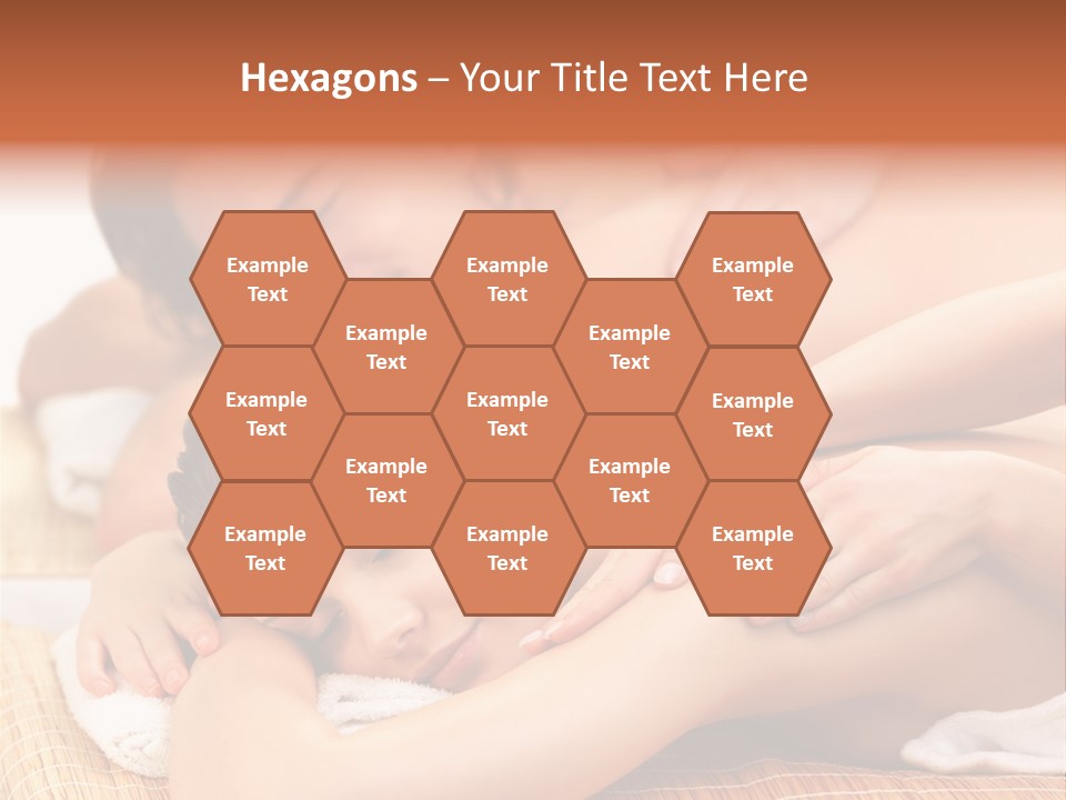 A Woman Getting A Back Massage From A Man PowerPoint Template