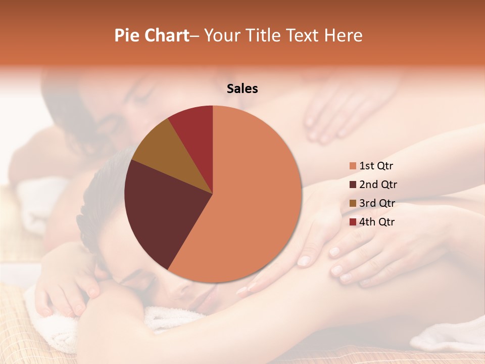 A Woman Getting A Back Massage From A Man PowerPoint Template