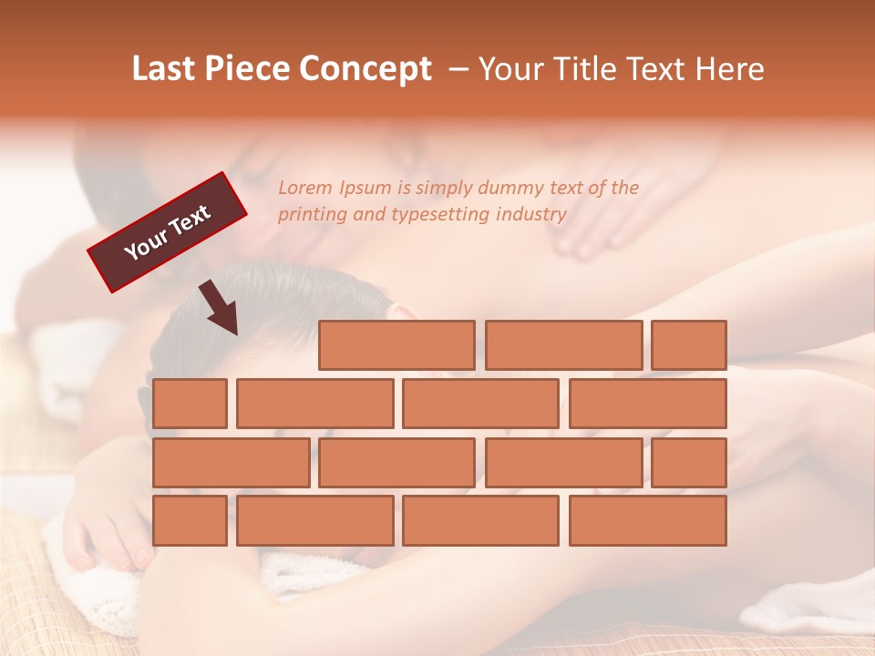 A Woman Getting A Back Massage From A Man PowerPoint Template