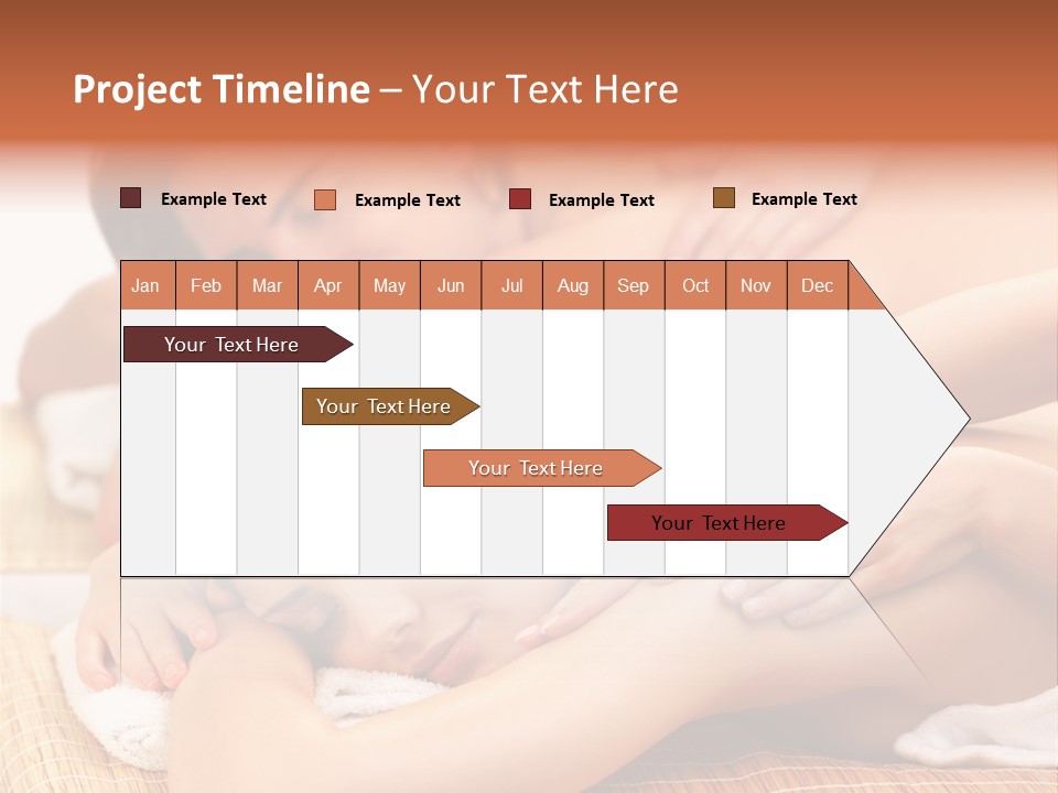 A Woman Getting A Back Massage From A Man PowerPoint Template