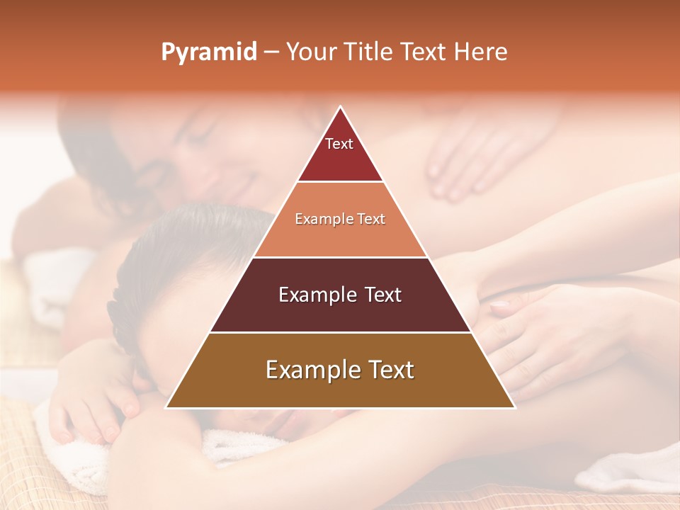 A Woman Getting A Back Massage From A Man PowerPoint Template