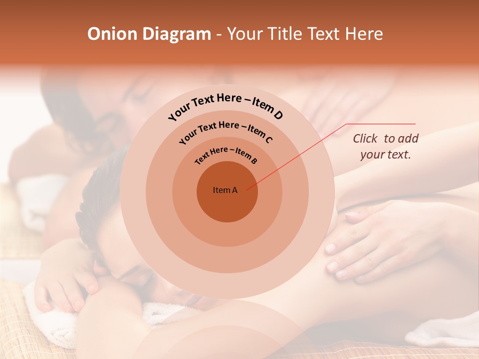 A Woman Getting A Back Massage From A Man PowerPoint Template