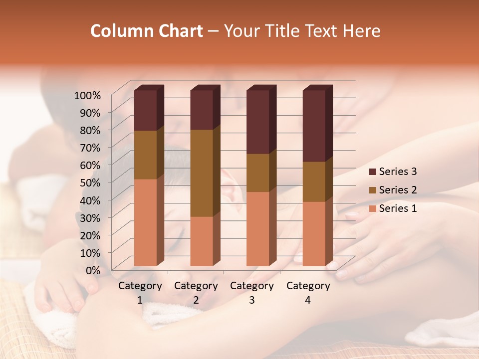 A Woman Getting A Back Massage From A Man PowerPoint Template