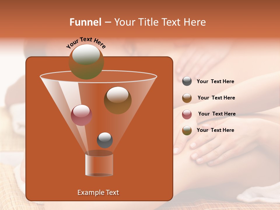 A Woman Getting A Back Massage From A Man PowerPoint Template