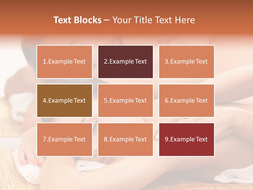 A Woman Getting A Back Massage From A Man PowerPoint Template