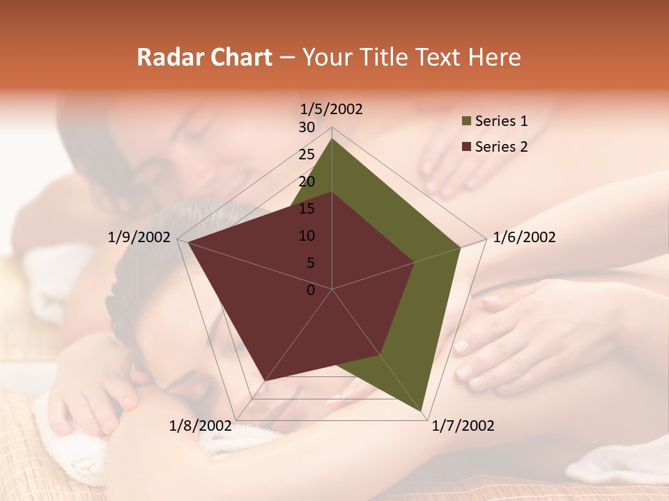 A Woman Getting A Back Massage From A Man PowerPoint Template