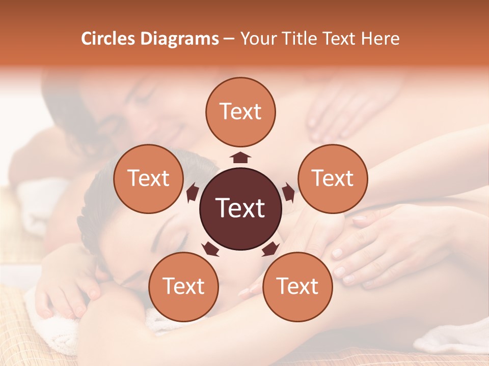 A Woman Getting A Back Massage From A Man PowerPoint Template