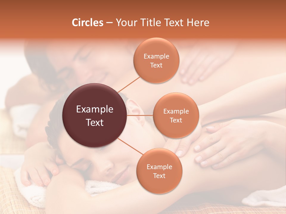 A Woman Getting A Back Massage From A Man PowerPoint Template