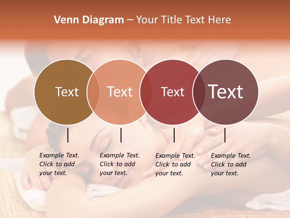 A Woman Getting A Back Massage From A Man PowerPoint Template