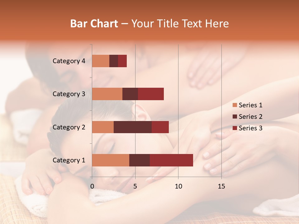 A Woman Getting A Back Massage From A Man PowerPoint Template