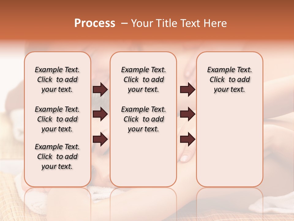 A Woman Getting A Back Massage From A Man PowerPoint Template