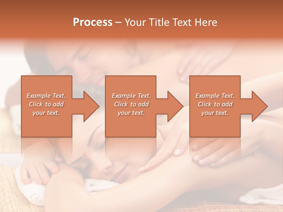 A Woman Getting A Back Massage From A Man PowerPoint Template