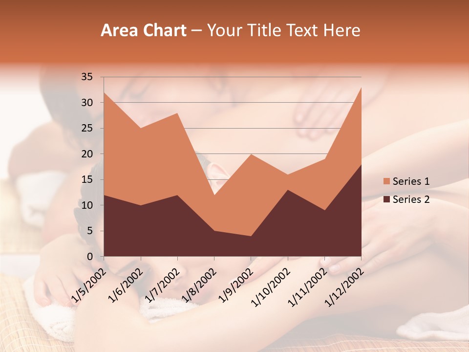 A Woman Getting A Back Massage From A Man PowerPoint Template