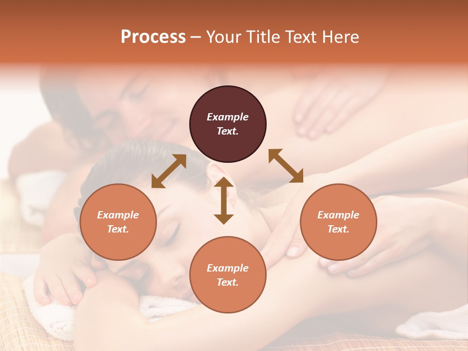 A Woman Getting A Back Massage From A Man PowerPoint Template