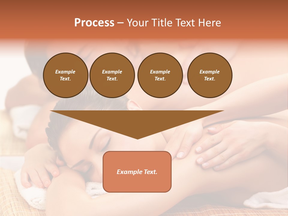 A Woman Getting A Back Massage From A Man PowerPoint Template