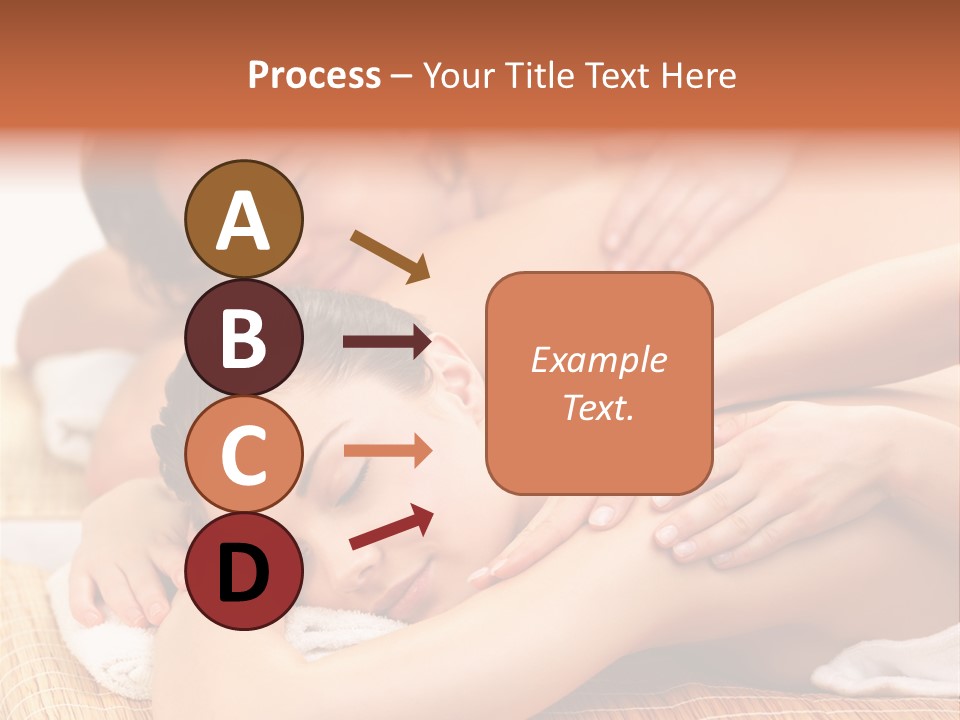 A Woman Getting A Back Massage From A Man PowerPoint Template