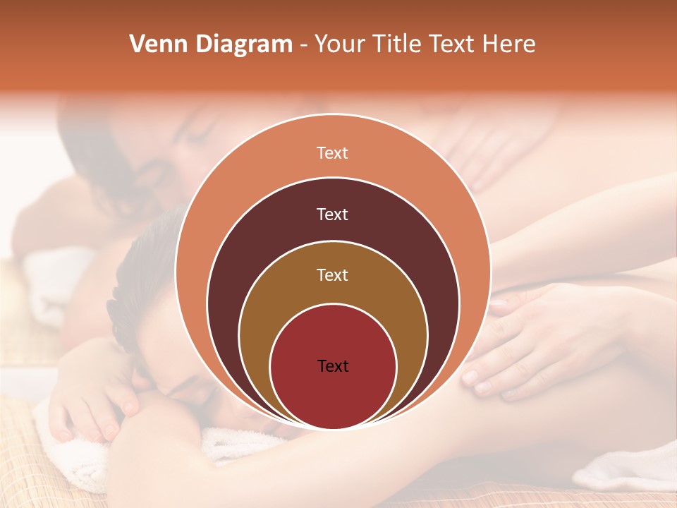 A Woman Getting A Back Massage From A Man PowerPoint Template