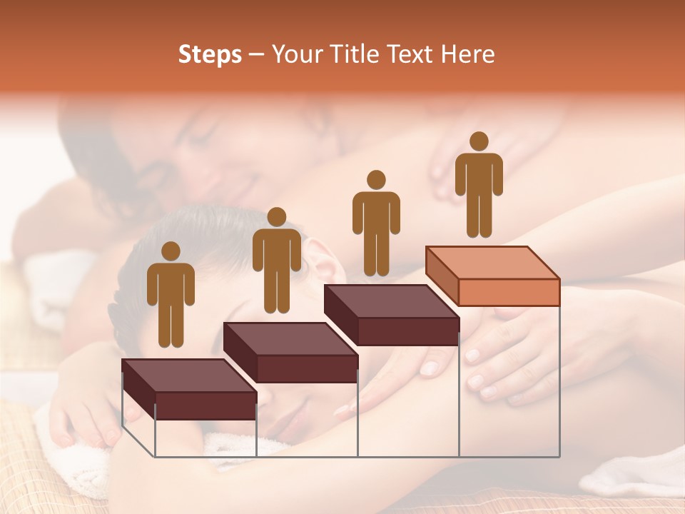 A Woman Getting A Back Massage From A Man PowerPoint Template