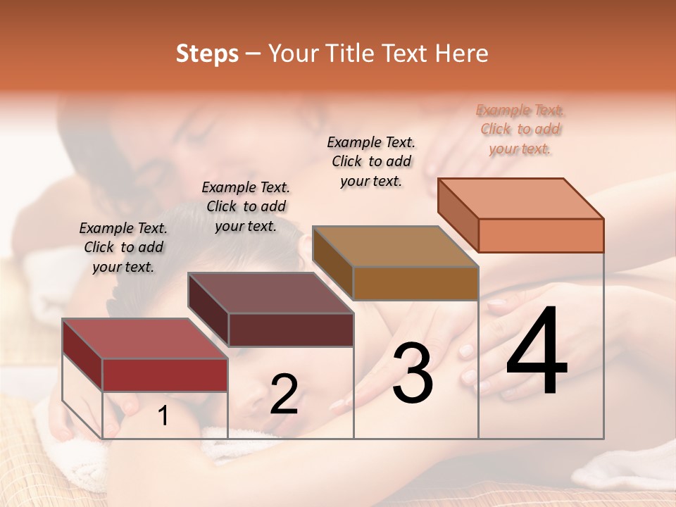 A Woman Getting A Back Massage From A Man PowerPoint Template