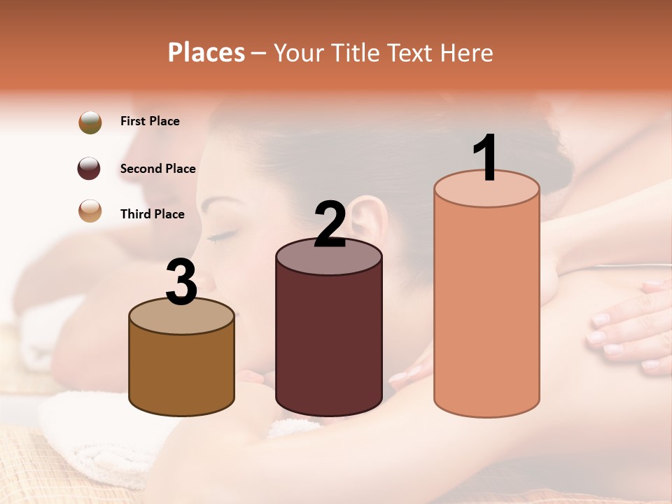 A Woman Getting A Back Massage From A Man PowerPoint Template