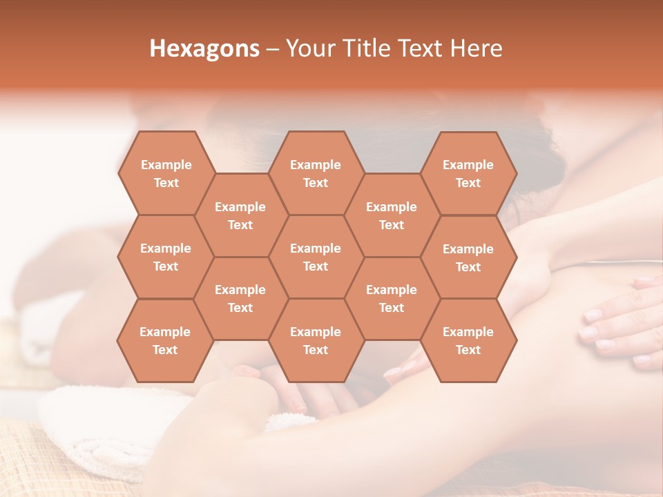 A Woman Getting A Back Massage From A Man PowerPoint Template