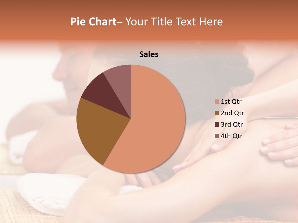 A Woman Getting A Back Massage From A Man PowerPoint Template