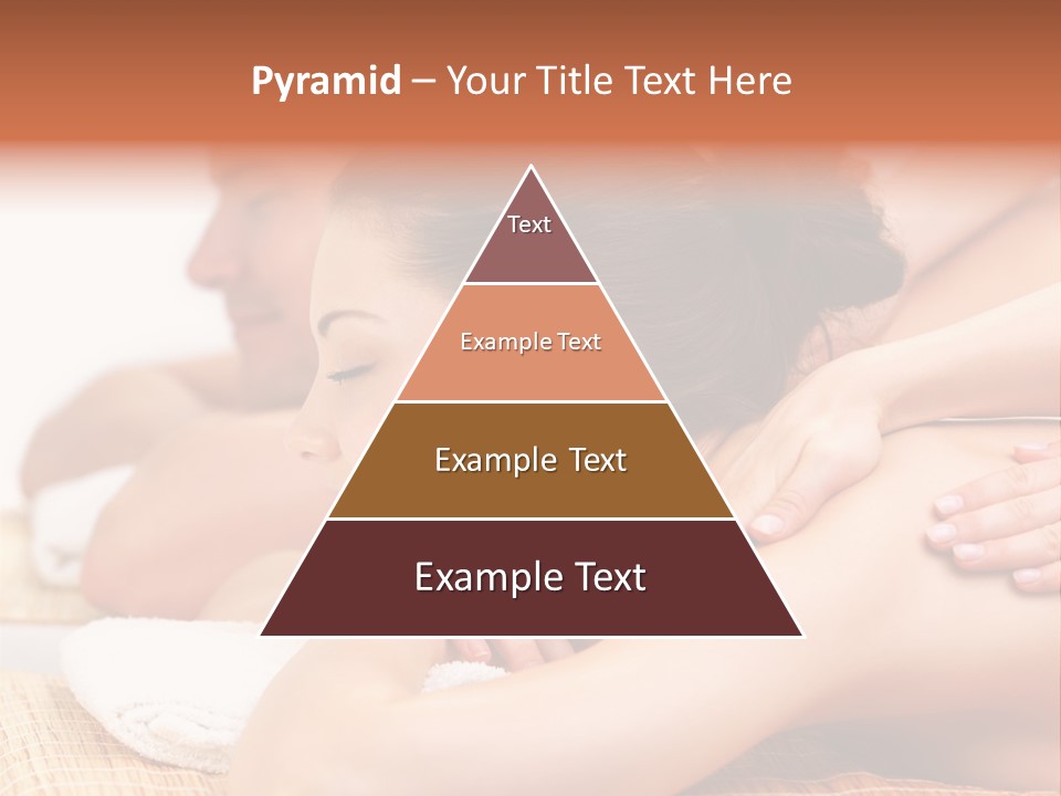 A Woman Getting A Back Massage From A Man PowerPoint Template