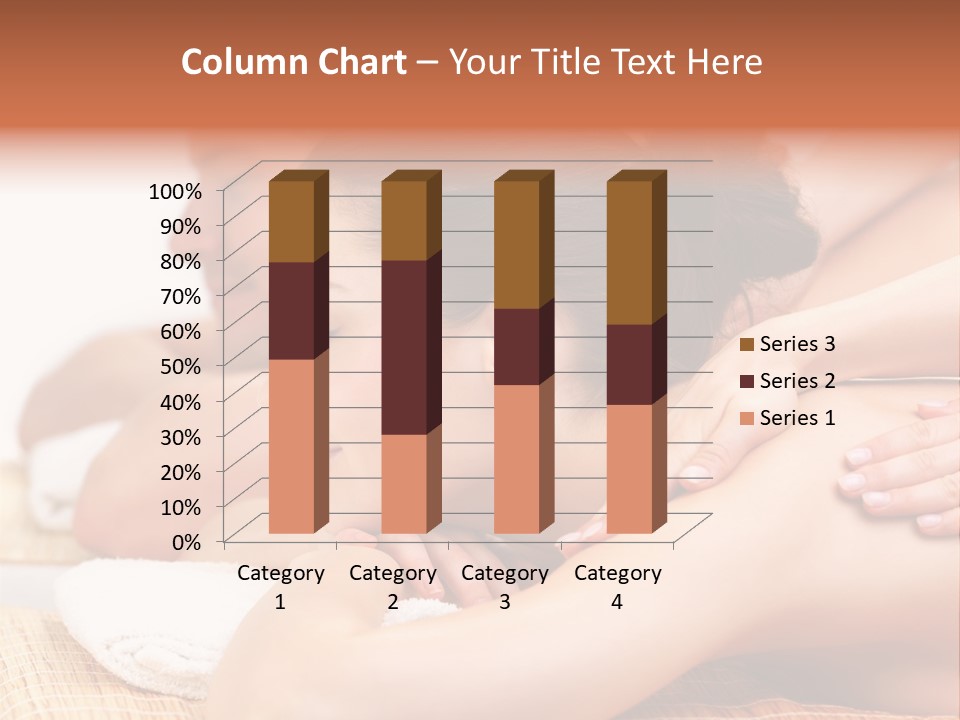 A Woman Getting A Back Massage From A Man PowerPoint Template