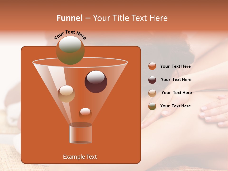 A Woman Getting A Back Massage From A Man PowerPoint Template